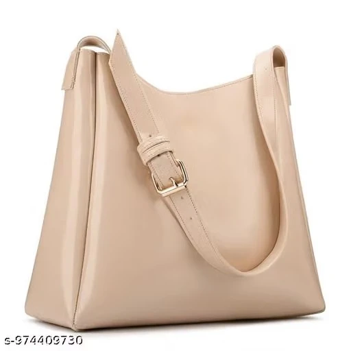 Women’s Glossy Shoulder Tote Bag with Adjustable Strap, Large Capacity PU Leather Handbag for Office, Shopping, Travel & Casual Carry