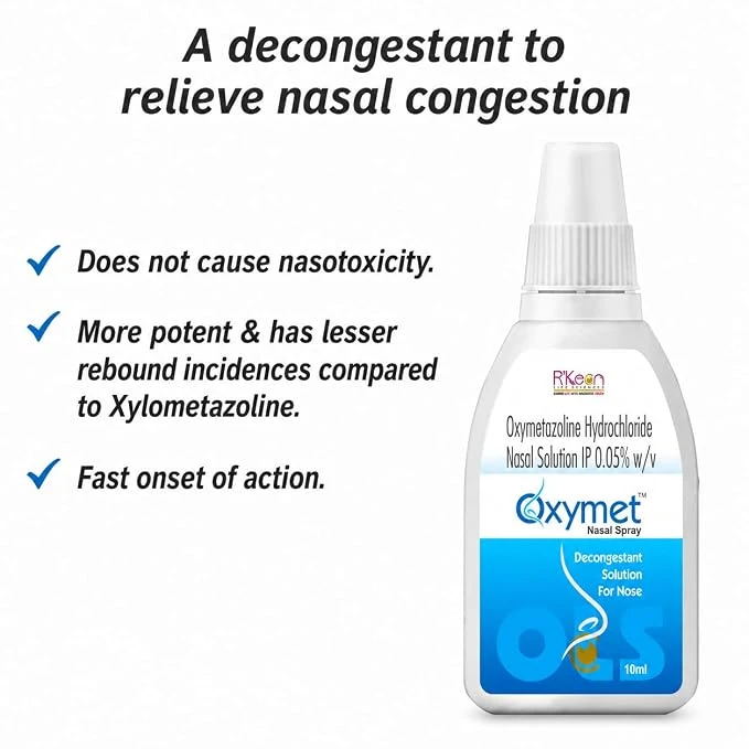 OxyMet Fast Relief Adult Nasal Spray Manual Nasal Aspirator