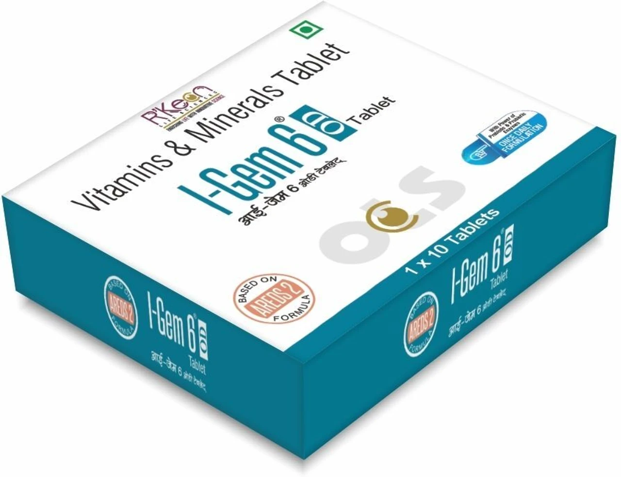 I-GEM 6 Multivitamin For Strong bones and joint health men & women | (30 Tablets)