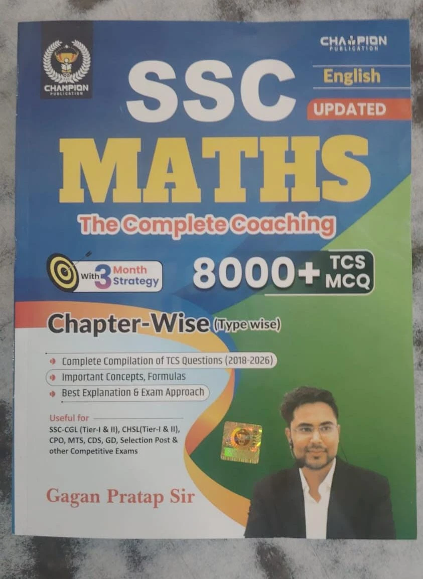 SSC Maths The Complete Coaching | 8000+ TCS MCQs | Chapter-Wise & Type-Wise | 3 Month Strategy