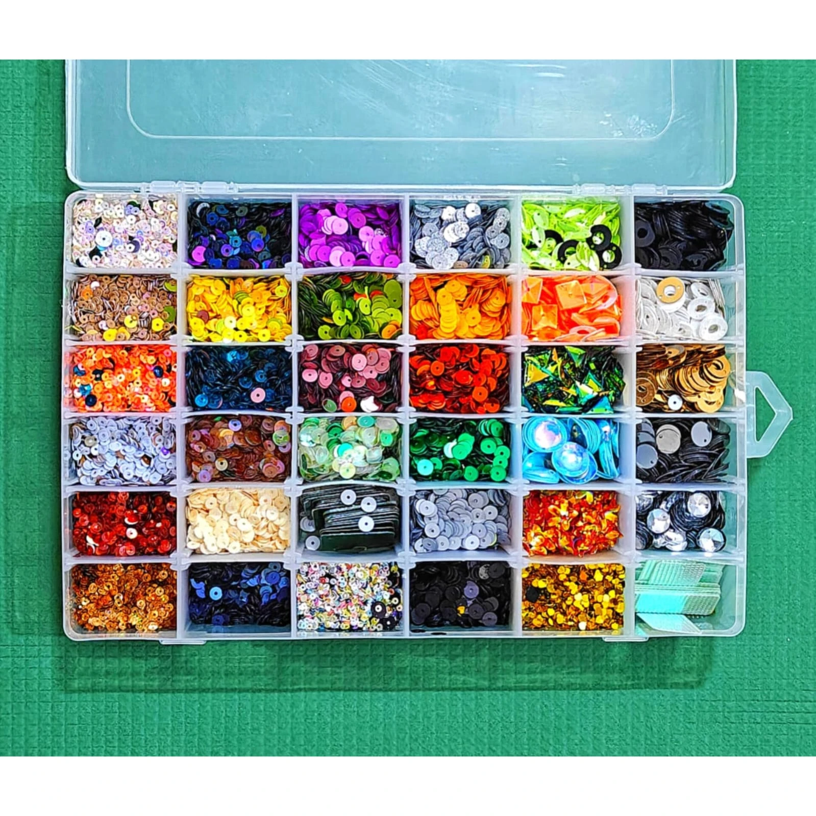 Sequins Kit - 36 Designs | Decorative Craft Sequins for DIY Art & Craft Projects