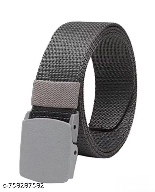 Women’s Formal & Casual Grey Plastic Buckle Belt (Size 26 to 32)