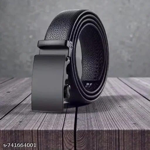 Men’s Black Auto Lock Buckle Belt (Size 28 to 36)