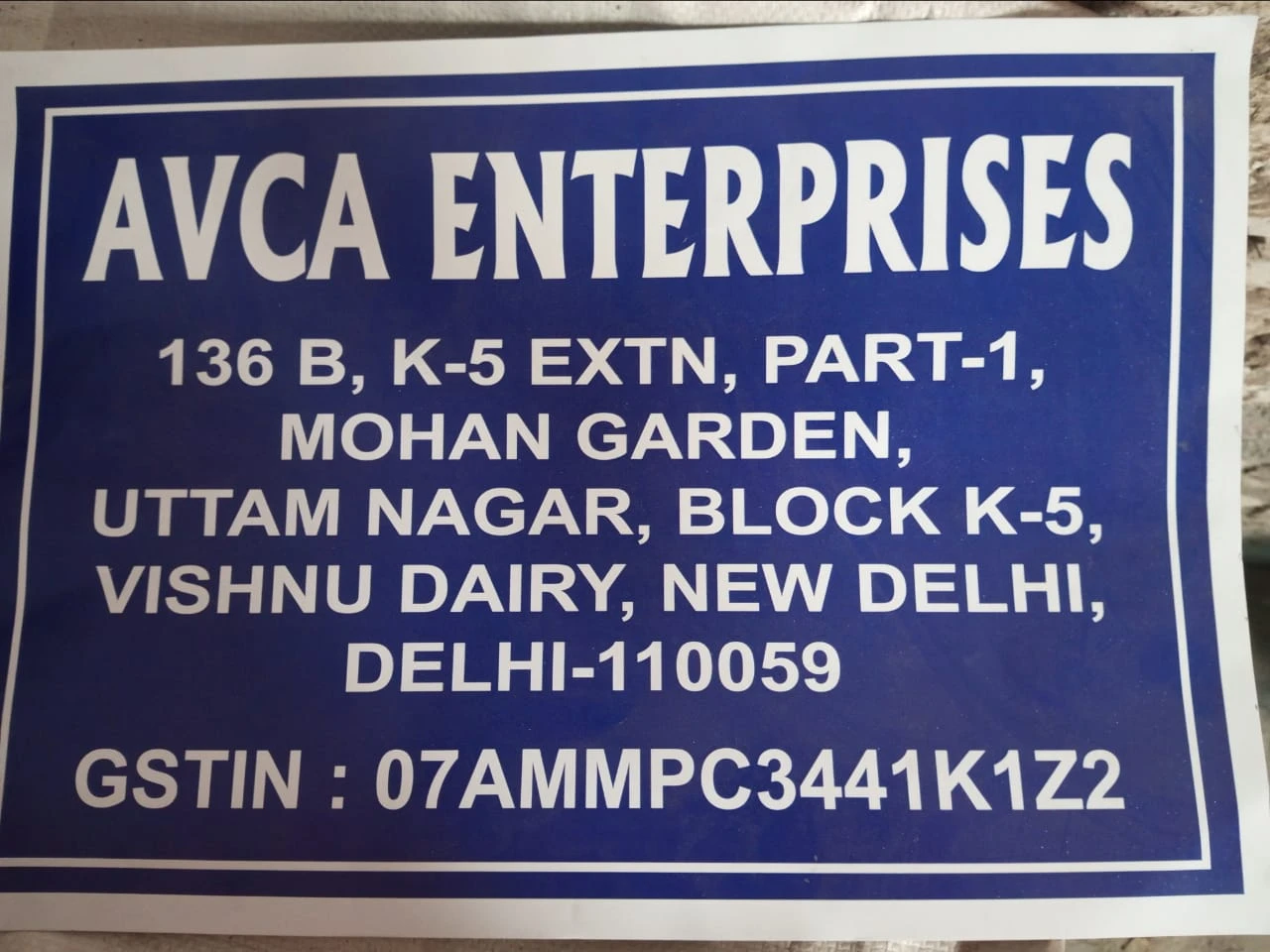AVCA ENTERPRISES
