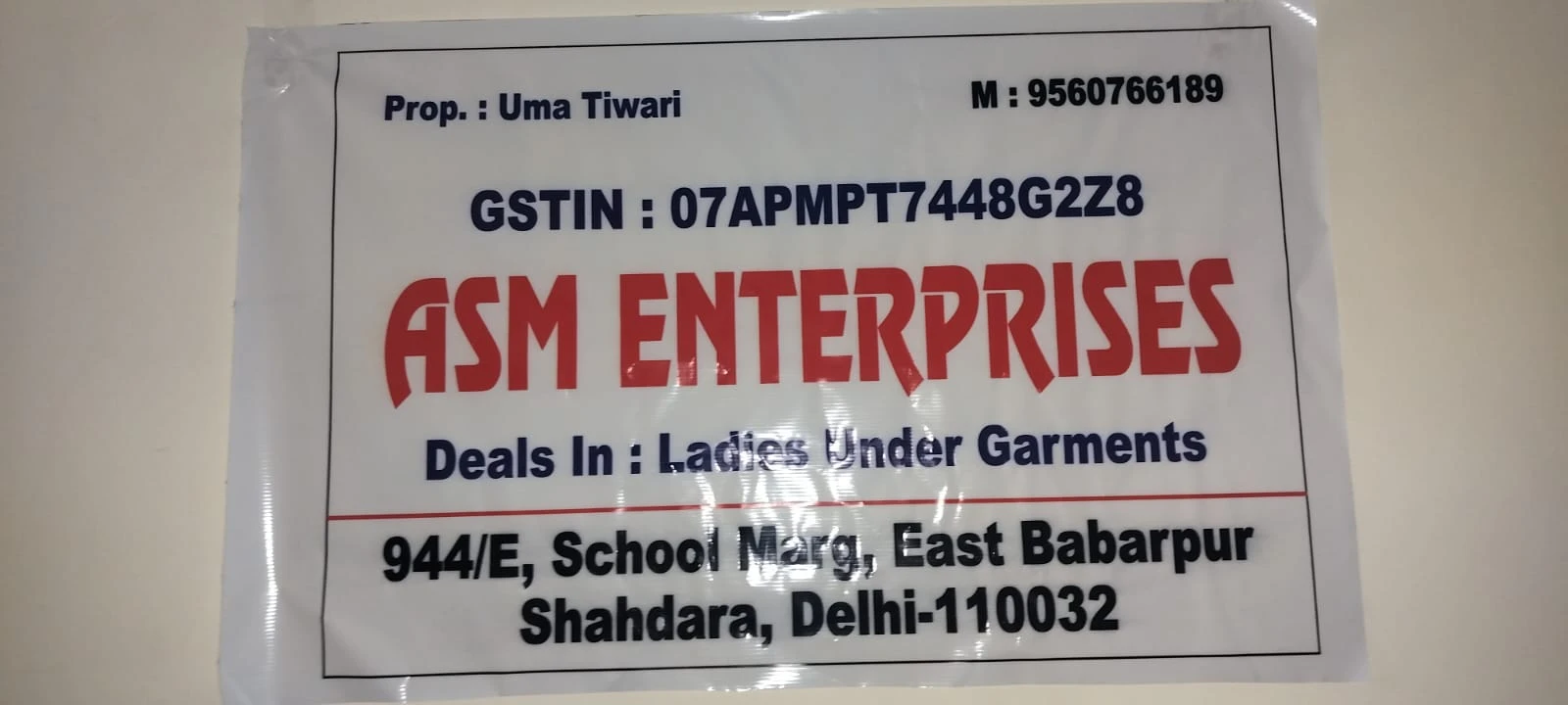 ASM ENTERPRISES